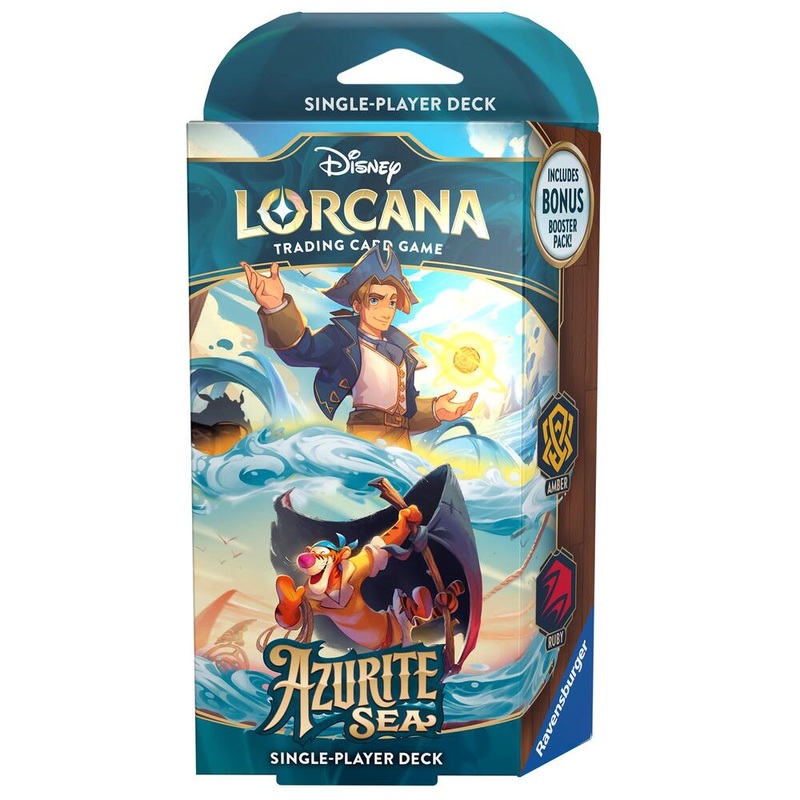 Disney Lorcana: Azurite Sea – Starter Deck – Amber & Ruby (Sealed)