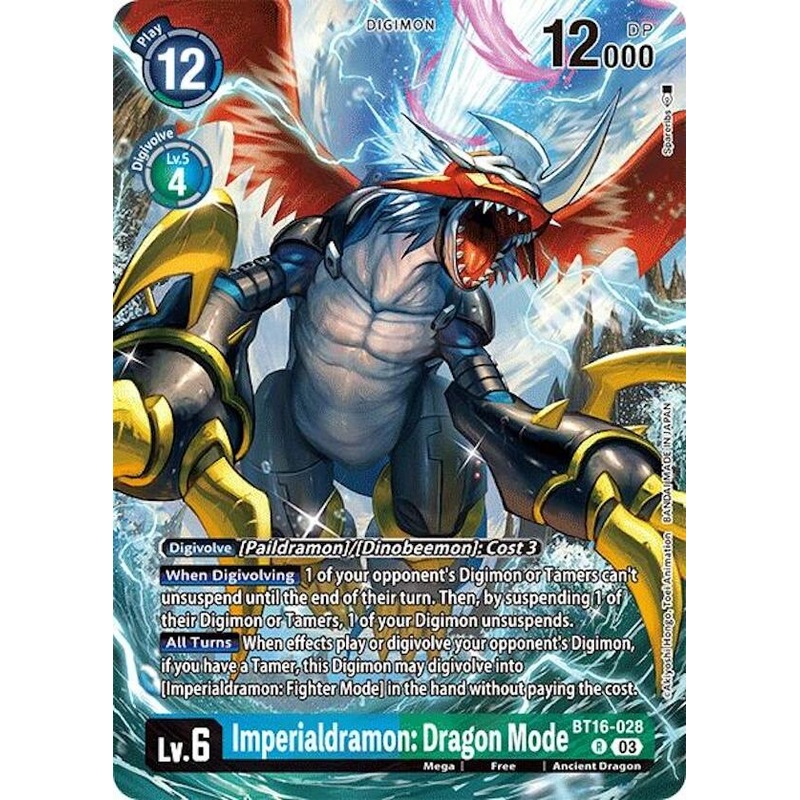 Imperialdramon: Dragon Mode (Alternate Art) [BT16-028 R] [Special Limited Set] Foil Near Mint Foil