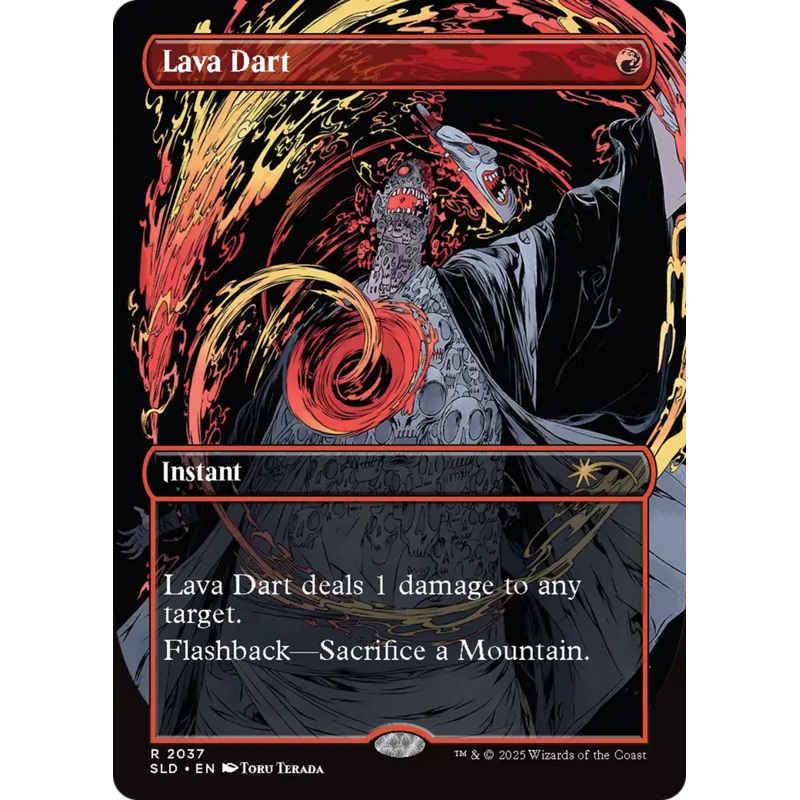 Lava Dart (SLD-2037) – [Secret Lair Drop] (Borderless) Near Mint