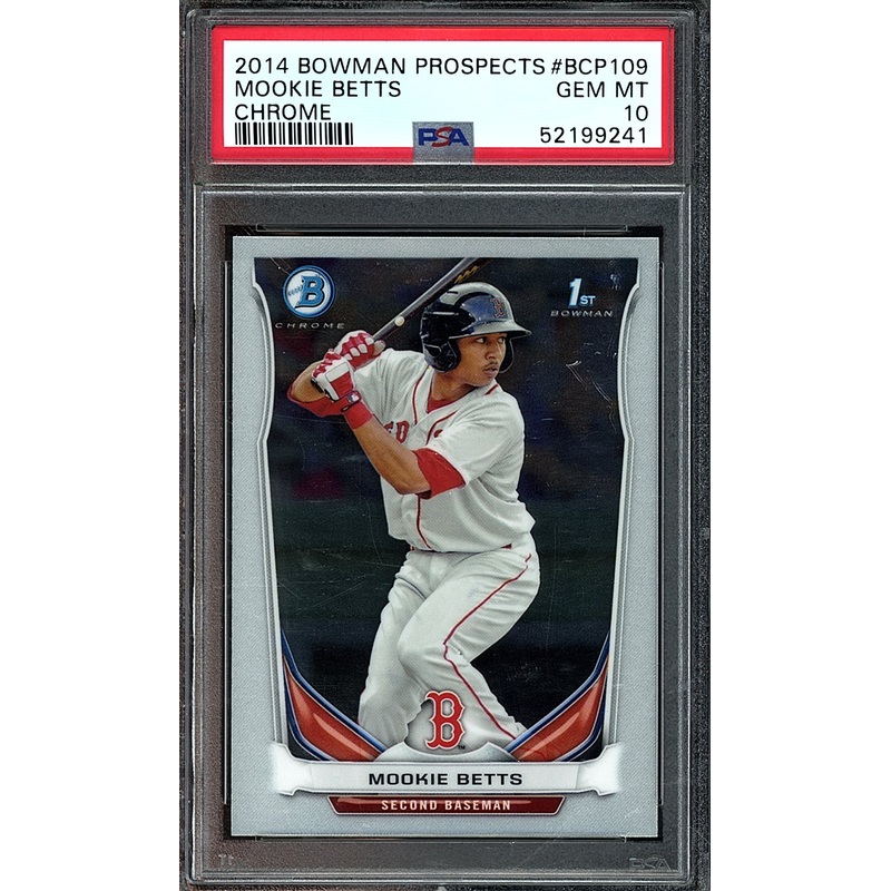 MOOKIE BETTS | 2014 BOWMAN PROSPECTS | PSA GEM MT 10