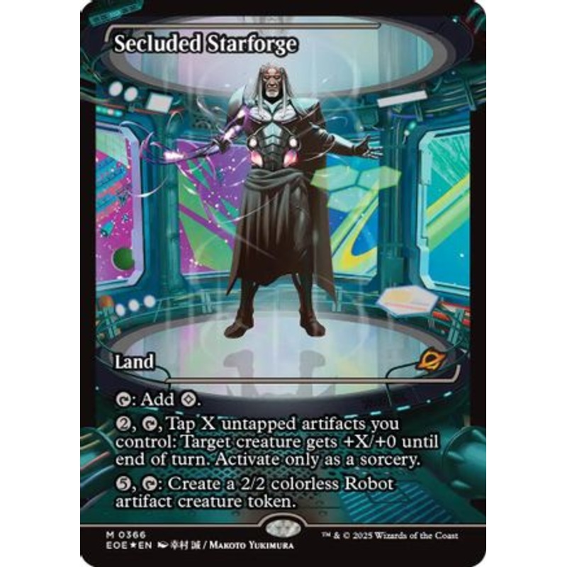 Secluded Starforge (Showcase) (Japanese)  [Foil]  (EOE-366) – [Edge of Eternities] Near Mint