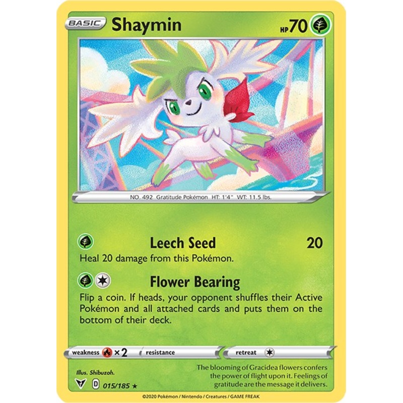 Shaymin [015/185] [Vivid Voltage] Reverse Holofoil Near Mint