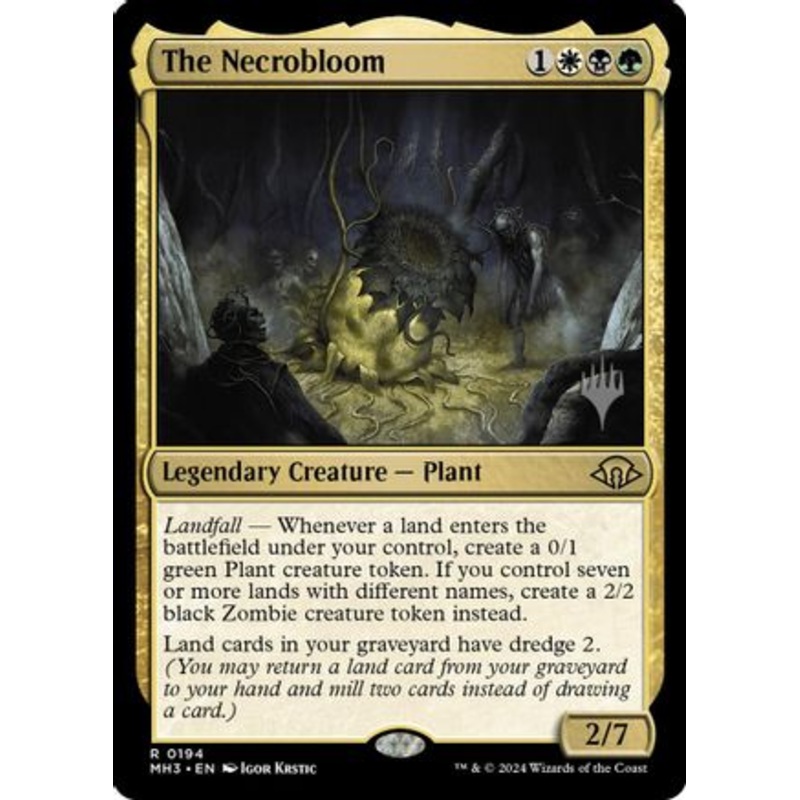 The Necrobloom  [Foil]  (PPEOE-194) – [Promo Pack: Edge of Eternities] Near Mint