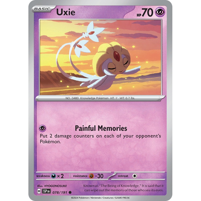 Uxie – 078/191 Near Mint