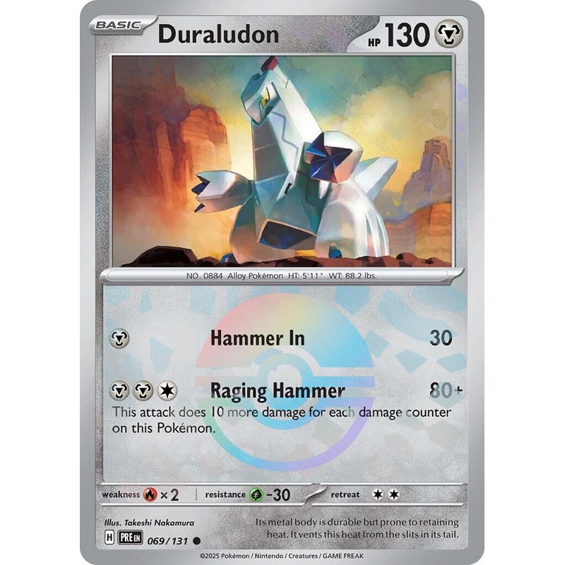 Duraludon (Poke Ball Pattern) [069/131] – (Prismatic Evolutions) Holofoil