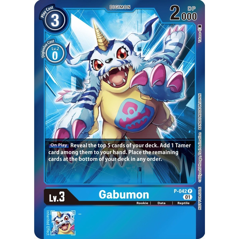Gabumon (Event Pack 4) [P-042] [Digimon Promotion Cards] Foil