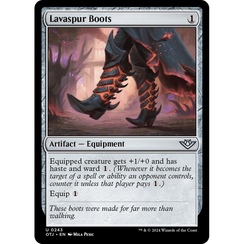 Lavaspur Boots – Outlaws of Thunder Junction #0243
