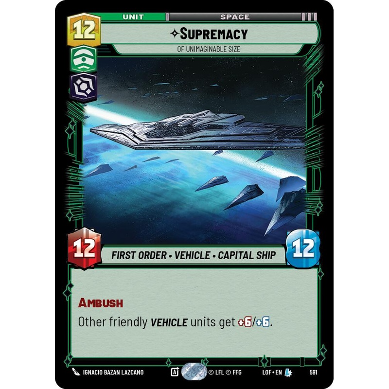 Supremacy – Of Unimaginable Size (591) (Foil) (591) [Legends of the Force]