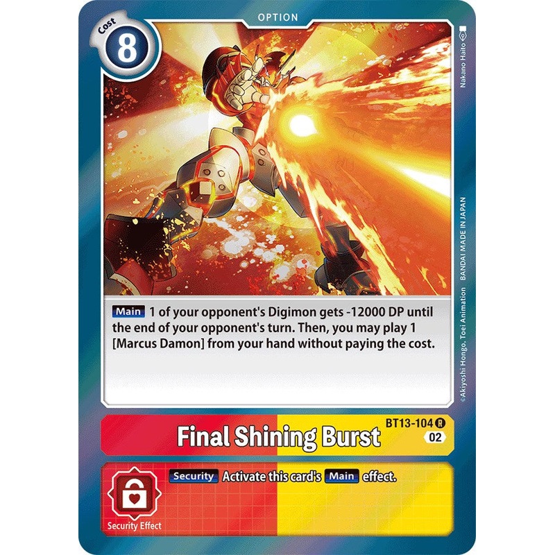 Final Shining Burst [BT13-104] [Versus Royal Knights] Foil