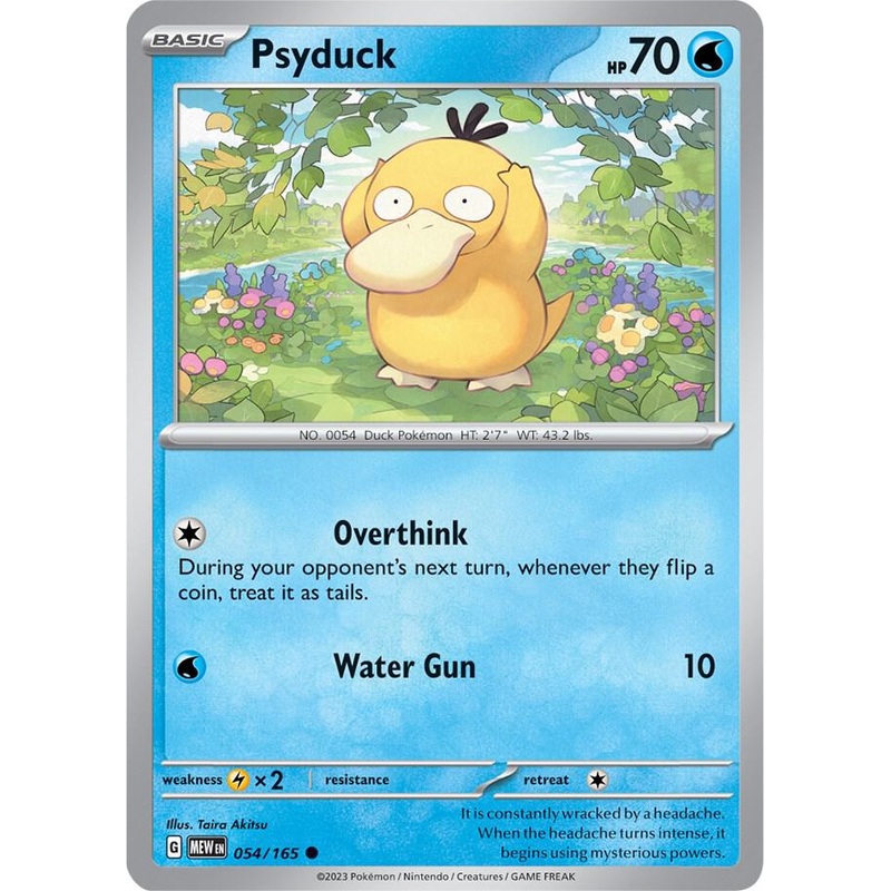 Psyduck Reverse Holo 054/165