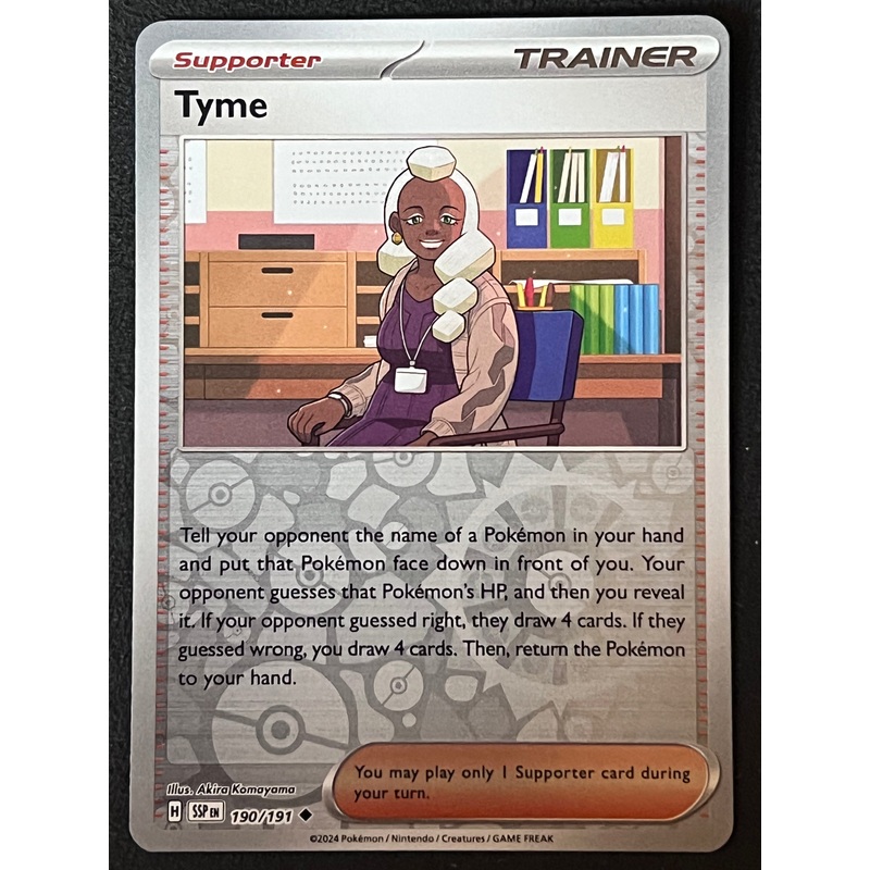 190/191 Tyme – Pokmon Surging Sparks Uncommon Reverse