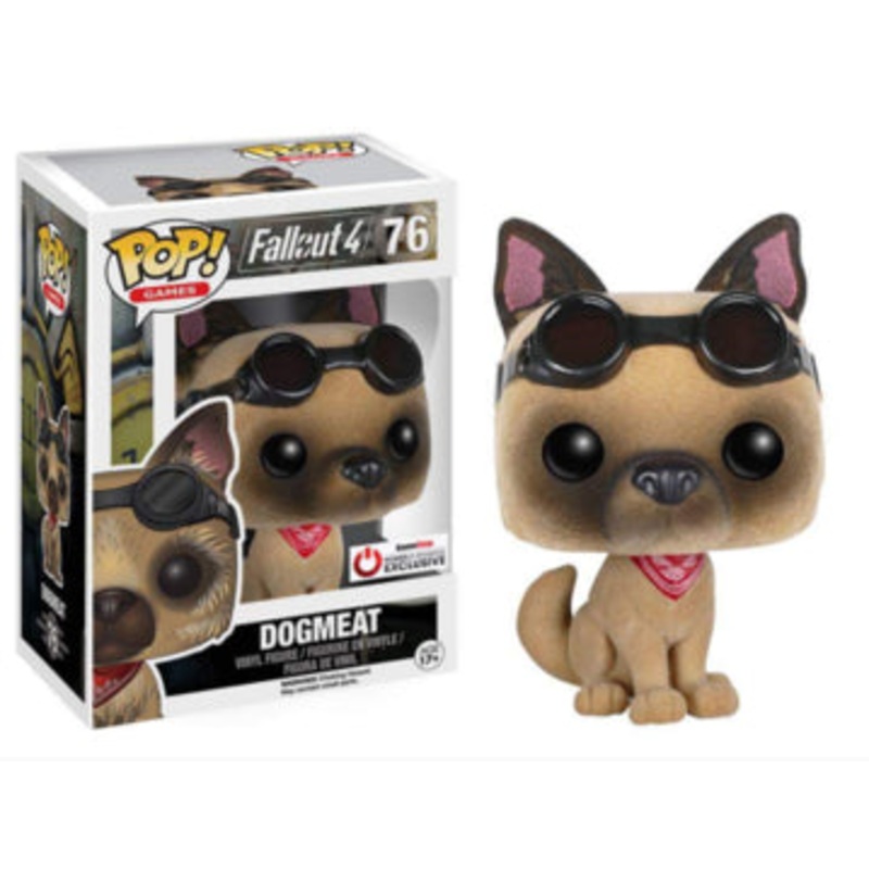 Funko Pop Games: Fallout 4 – Dogmeat #76 (Flocked)