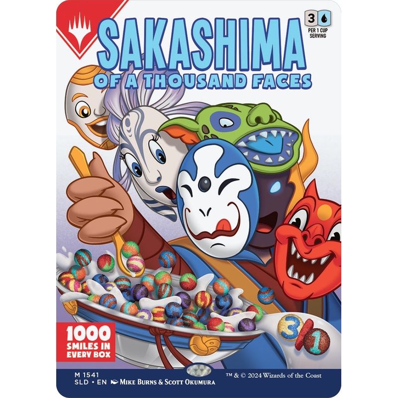 Sakashima of a Thousand Faces [SLD – 1541] Lightly Played English Foil