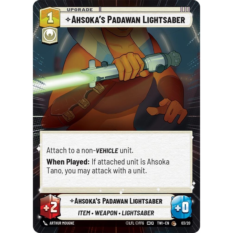 Ahsoka’s Padawan Lightsaber (3) (Hyperspace) (3) [Twilight of the Republic]