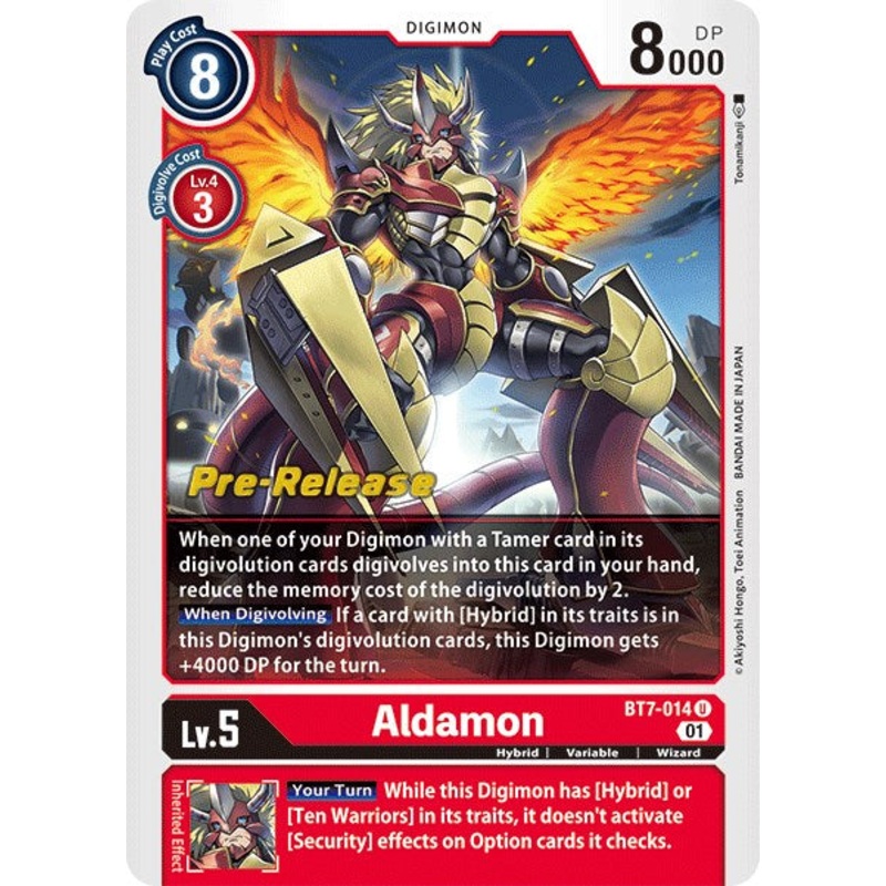 Aldamon [BT7-014] [Next Adventure Pre-Release Cards] Foil