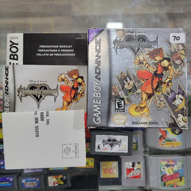 Kingdom Hearts Chain of Memories Gameboy Advance CIB