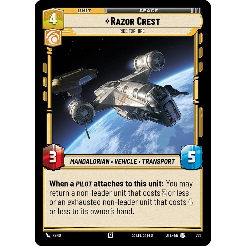 Razor Crest – Ride For Hire (721) (721) [Jump to Lightspeed]