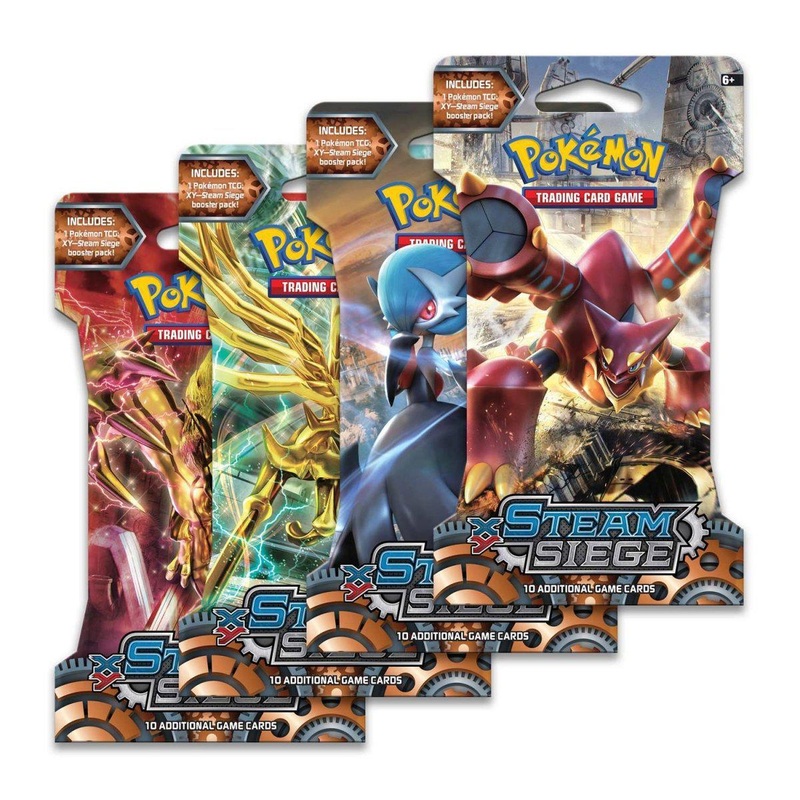 XY Steam Siege Sleeved Pokemon Booster Pack