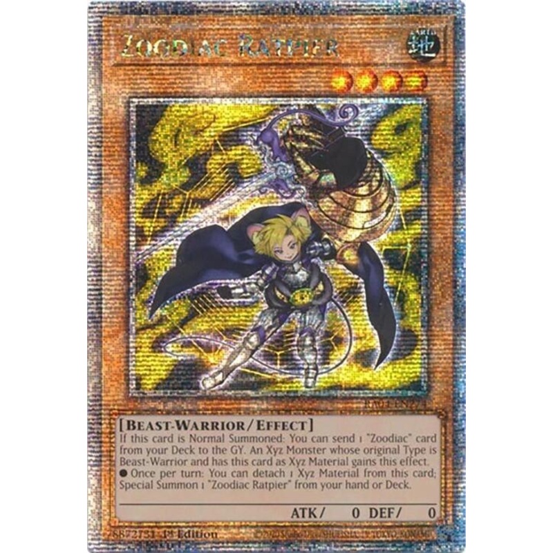 Zoodiac Ratpier (Quarter Century Secret Rare) – Quarter Century Stampede – RA04-EN274