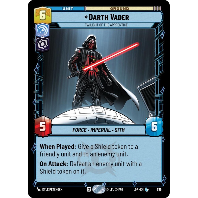 Darth Vader – Twilight of the Apprentice (539) (Foil) (539) [Legends of the Force]
