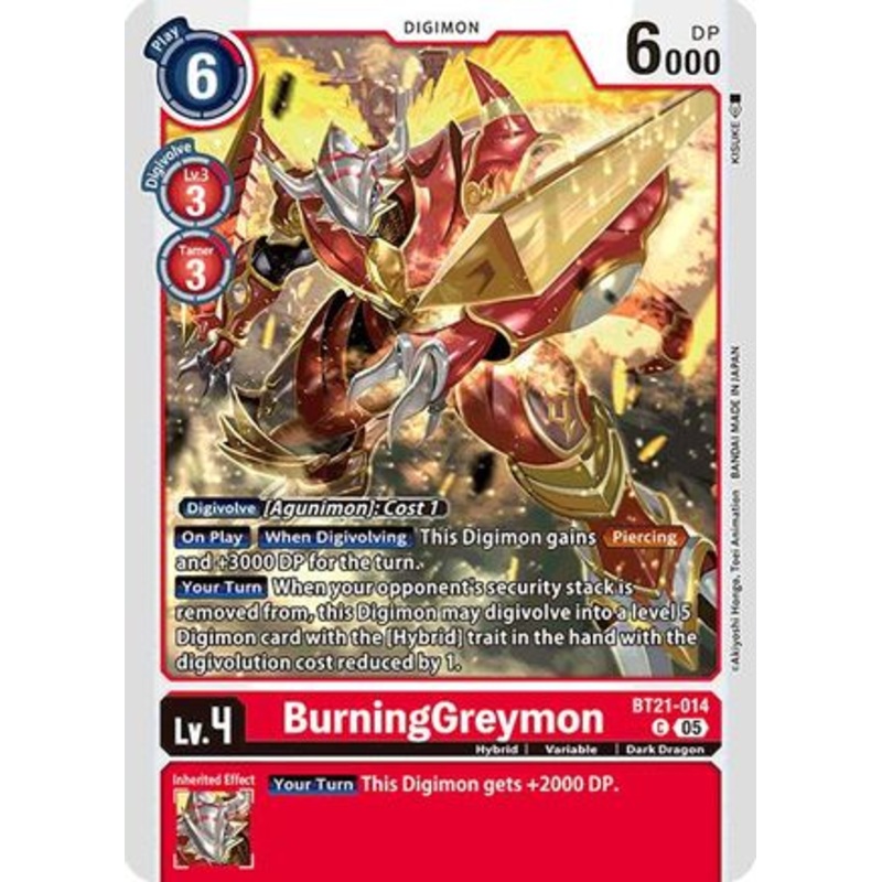 BurningGreymon [BT21-014] [World Convergence]