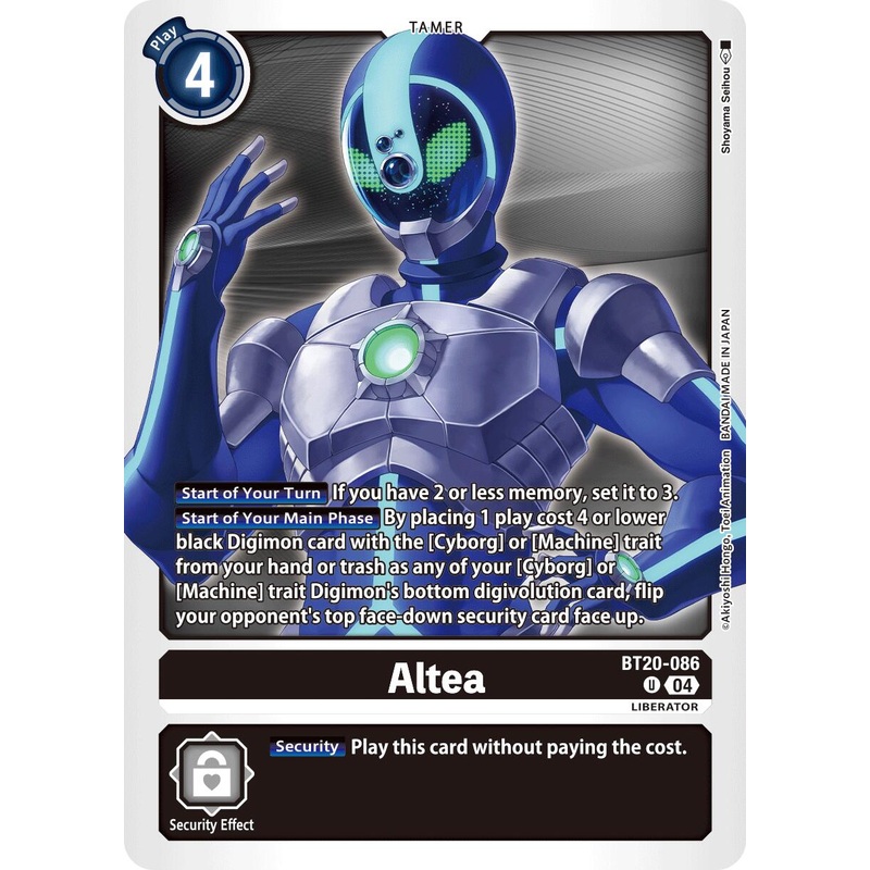 Altea [BT20-086] [Release Special Booster Ver.2.5]