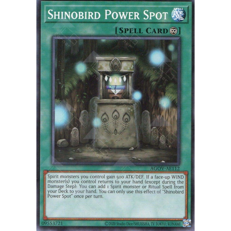 AGOV-AE112 Shinobird Power Spot (N) single