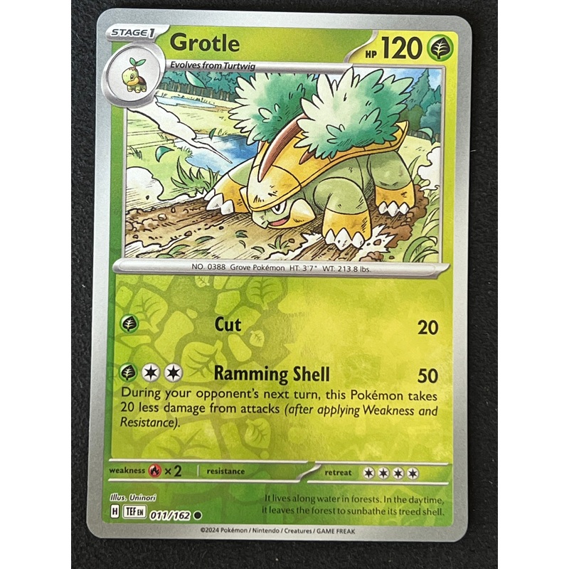 011/162 Grotle – Pokmon Temporal Forces Common Reverse
