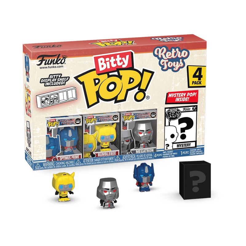 Funko Bitty Pop! Retro Toys: Transformers 4pk