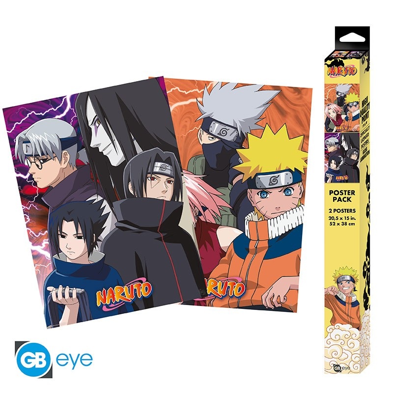 Naruto – Set 2 Posters Chibi – Konoha Ninjas & Deserters