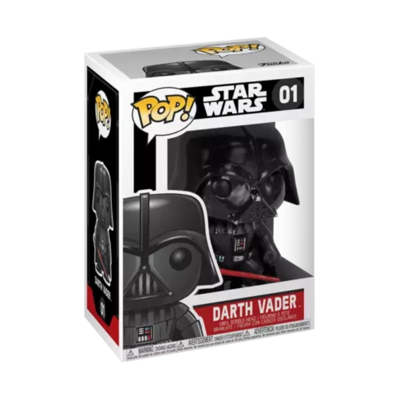 Funko POP!: Star Wars – Darth Vader (Red Box Large Font) #01