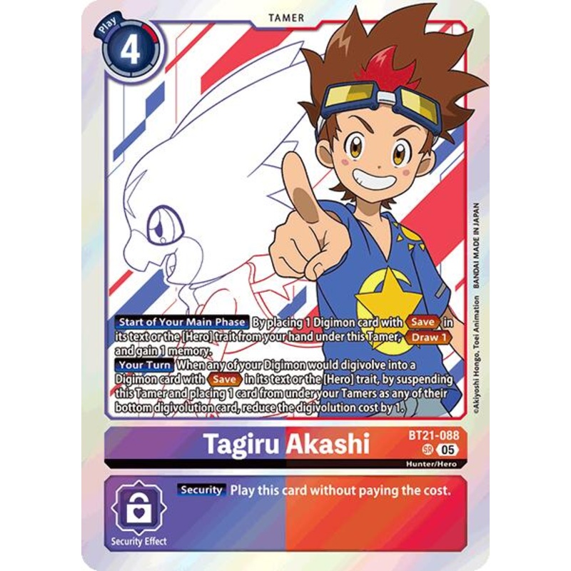 Tagiru Akashi [BT21-088 SR] [World Convergence] Foil Near Mint