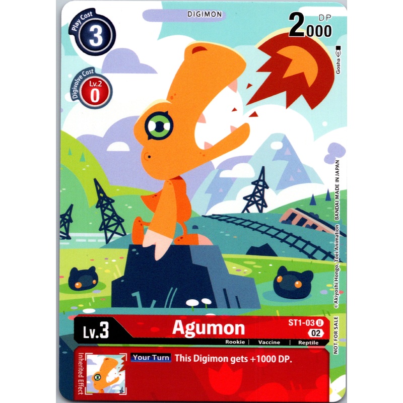 Agumon (Digimon Illustration Competition Pack 2022) [ST1-03] [Dimensional Phase] Normal