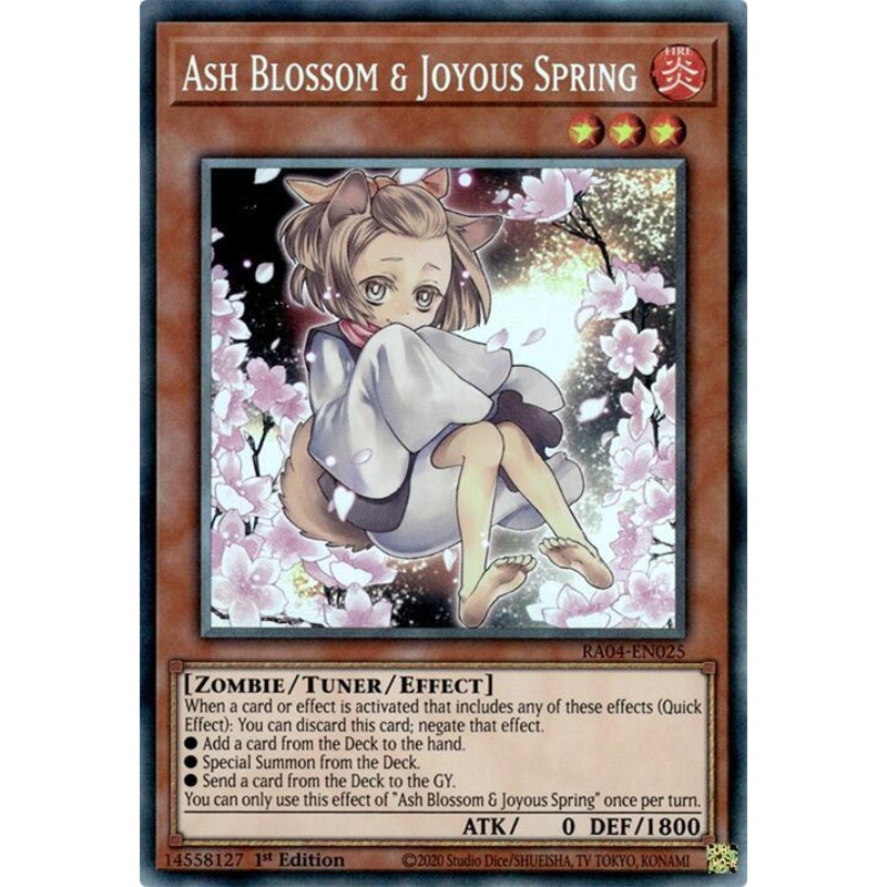 Ash Blossom & Joyous Spring (1st Edition) (Alternate Art) (PCR) – RA04-EN025
