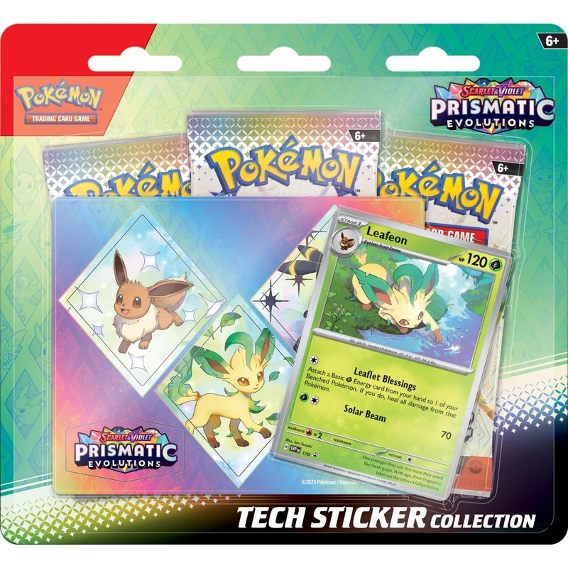 Scarlet & Violet: Prismatic Evolutions Tech Sticker Collection (Leafeon)