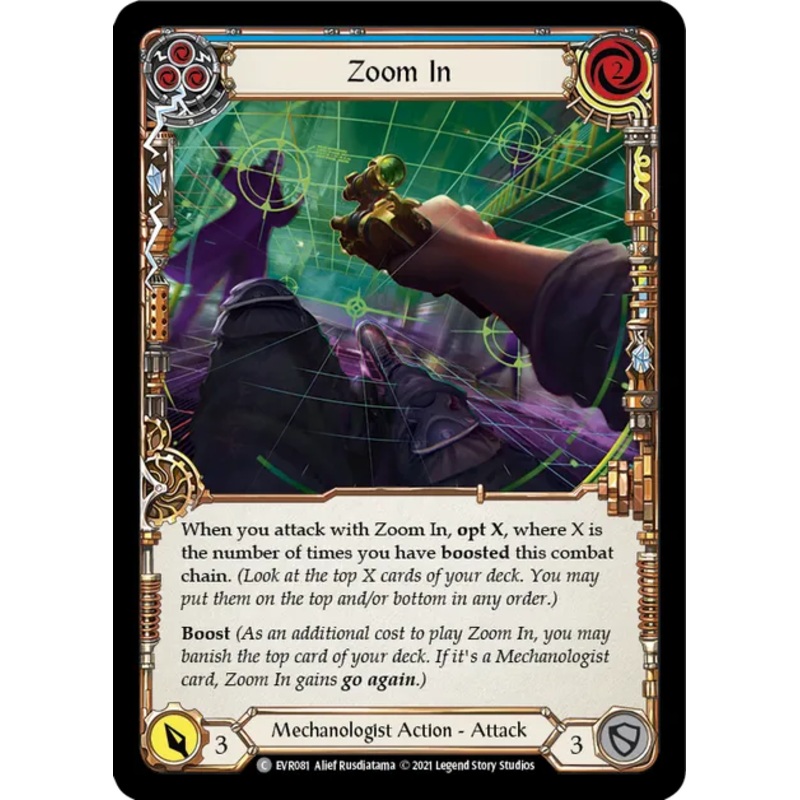 Zoom In (Blue) – EVR081 – Rainbow Foil