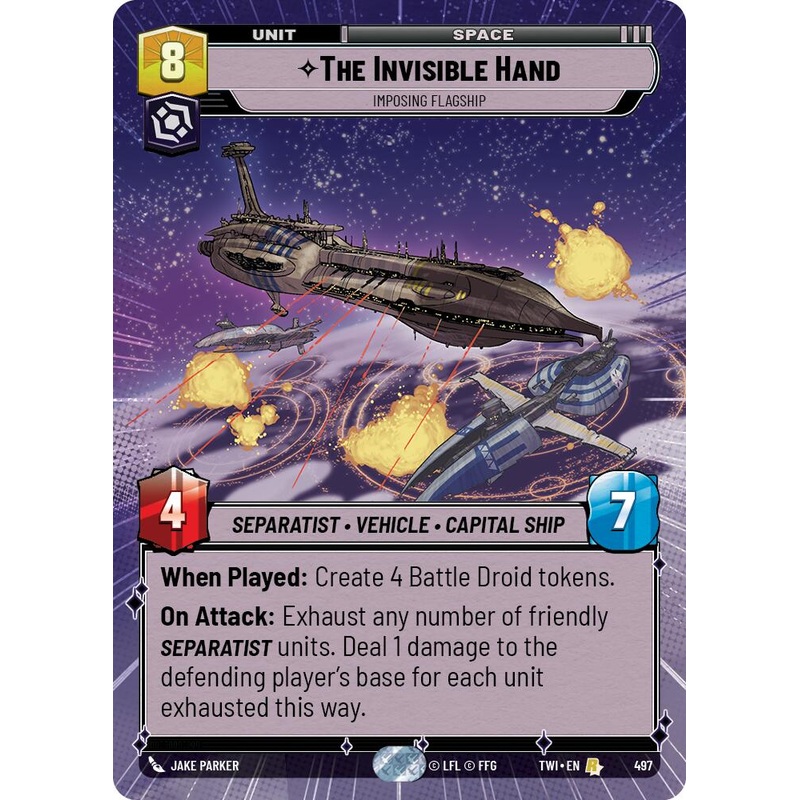 The Invisible Hand – Imposing Flagship (497) (Hyperspace) (497) [Twilight of the Republic]