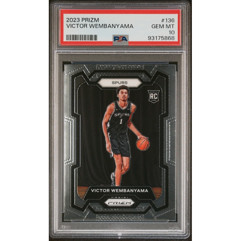 VICTOR WEMBANYAMA | 2023 PANINI PRIZM 136 | PSA GEM MT 10