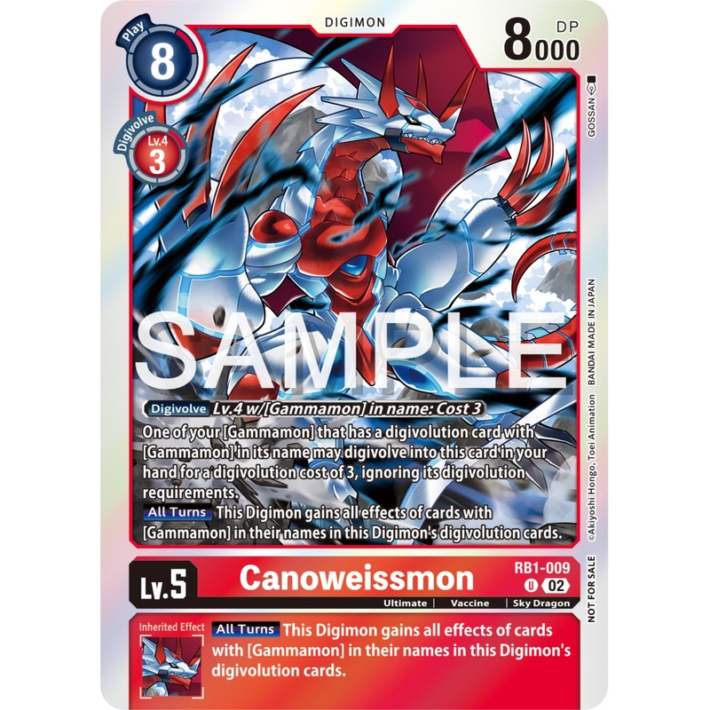 Canoweissmon (Event Pack 6) [RB1-009 U] [Resurgence Booster] Foil Near Mint
