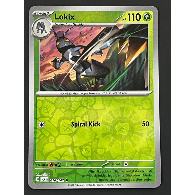 016/142 Lokix – Pokmon Stellar Crown Common Reverse
