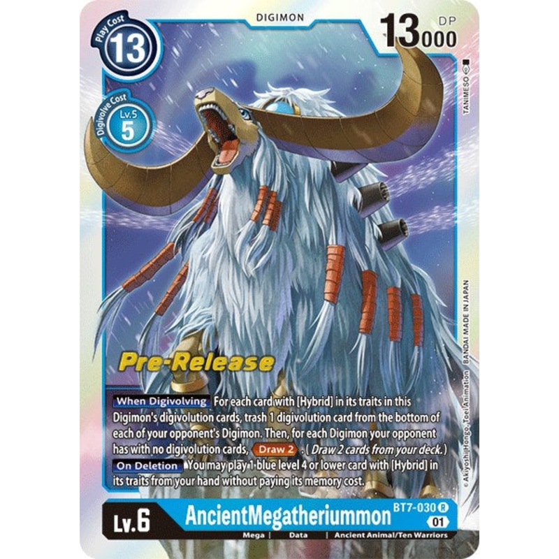 AncientMegatheriummon [BT7-030] [Next Adventure Pre-Release Cards] Foil