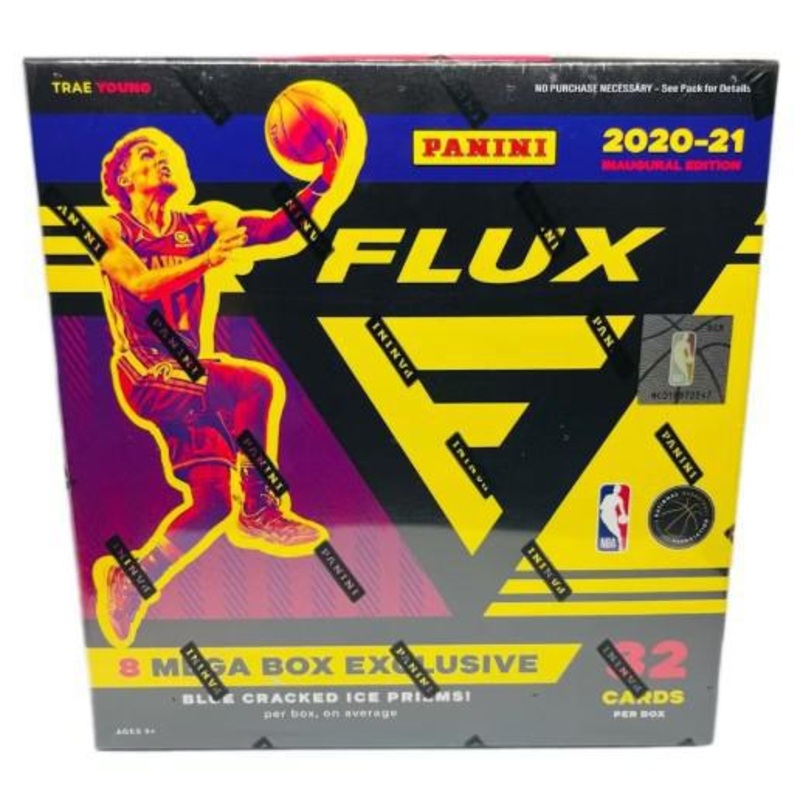 2020-21 Panini Flux Basketball Mega Box Blue Cracked Ice Prizms