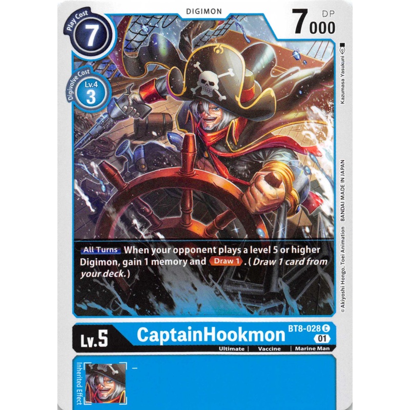 CaptainHookmon [BT8-028] [New Awakening] Normal
