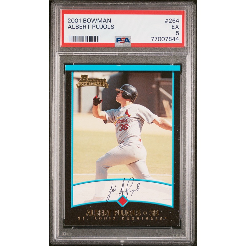 ALBERT PUJOLS | 2001 BOWMAN 264 | PSA EX 5