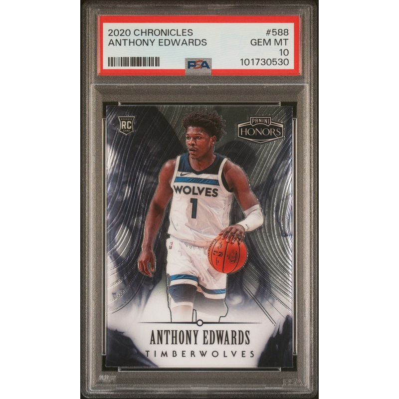 ANTHONY EDWARDS | 2020 PANINI CHRONICLES 588 | PSA GEM MT 10