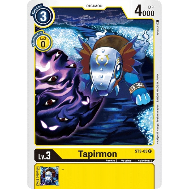 Tapirmon [ST3-03-C] [Starter Deck 03: Heaven’s Yellow] Normal