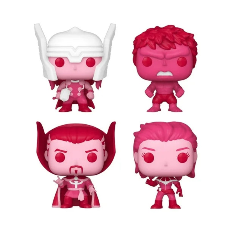 Funko Pocket POP!: Marvel – Valentines 4-Pack (Walmart Exclusive)