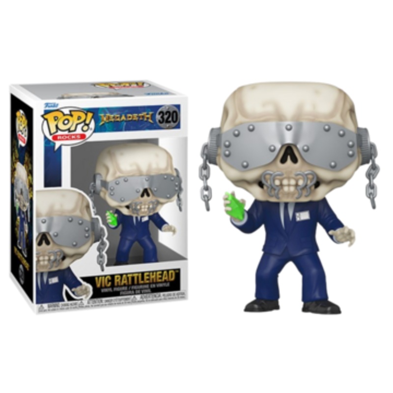 Funko Pop! Rocks : Megadeth – Vic Rattlehead #320