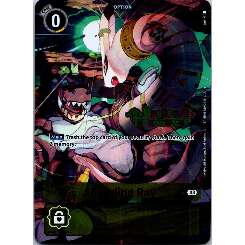 Blinding Ray (Bonus Pack) [BT4-104-R] [Starter Deck 17: Double Typhoon Advanced Deck Set Pre-Release Cards] Foil