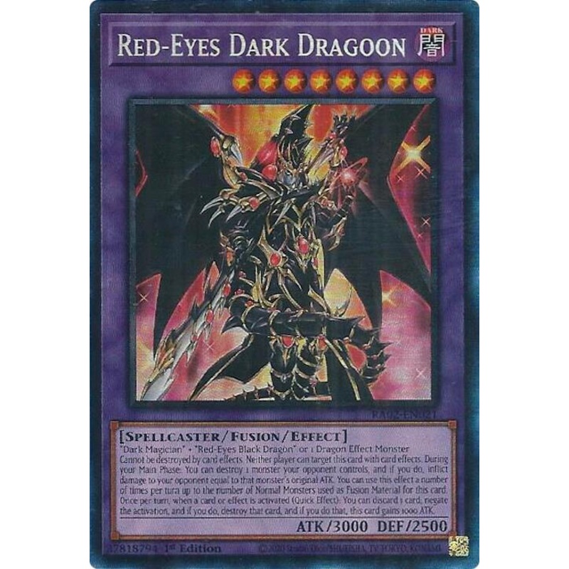 Red-Eyes Dark Dragoon (1st Edition) (PCR) – 25th Anniversary Rarity Collection II -RA02-EN021